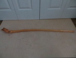 Natural Wood Cane – $25