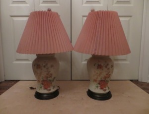 2 Night Stand Lamps – $40