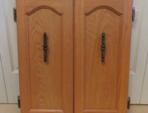 Solid Oak Cabinet Door – $20