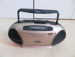 ALARON Am/Fm Radio Cassette Player – $10