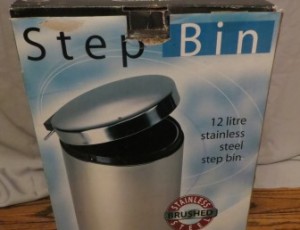 Stainless Steel Bin – $20
