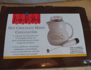 Hot Chocolate Maker – $10