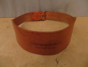 Competition Weightlifting Belt – $30