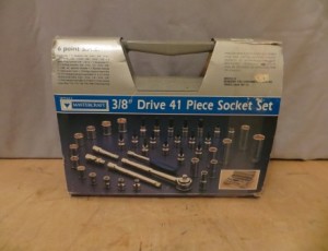 Mastercraft 3/8″ Drive 41 Piece Socket Set – $35