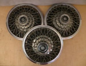 3 Wire Wheel Covers – $75