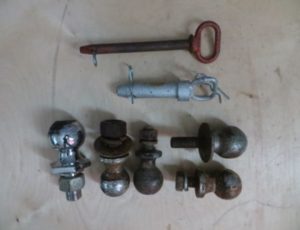 Trailer Hook and Hitch ball – $30