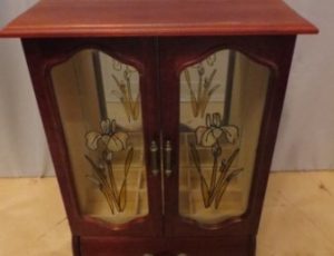 Wood Jewelry Cabinet – $35
