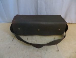 Vintage Leather Tool Box – $65