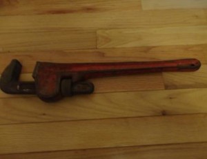 Heavy Duty Pipe Wrench – $15