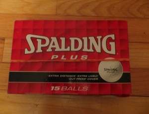Spalding Plus 15 Golf Balls – $15