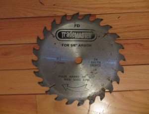 8 1/4″ Trademaster Saw Blade – $10