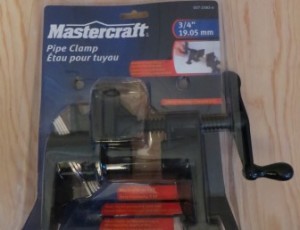 Mastercraft 3/4″ Pipe Clamp – $20