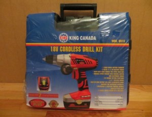 King Canada Cordless Drill Kit – $85