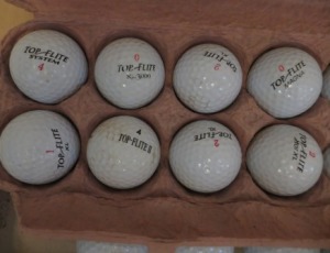 Dunlop / Welson / Top-Flight Golf Balls – $30