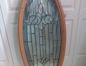 Oval Glass Insert – $55