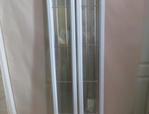 2 Rectangular Glass Inserts – $95