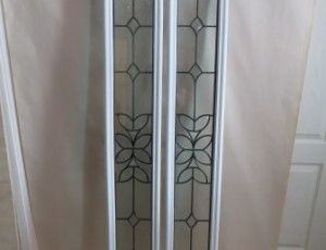 2 Rectangular Glass Inserts – $95