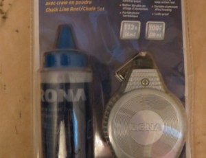 Rona Chalk Line Reel/ Chalk Set – $10