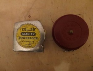 2 Tape Measures – $15