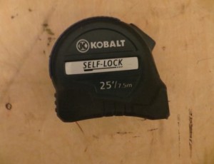 Kobalt 25 ft Tape Measure – $15