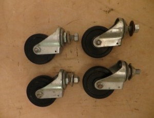 4 Rubber Wheels – $35