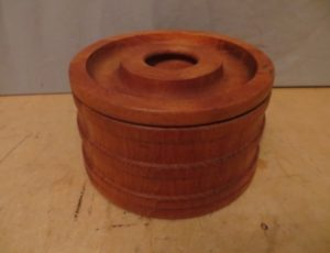 Wooden Cookie Jar -$25