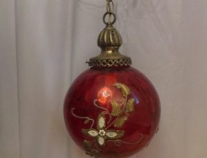 Vintage Globe Light Fixture – $165